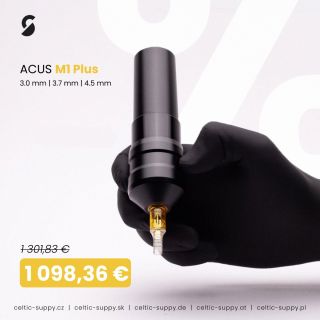 🔥 ACUS M1 Plus mit 15 Prozent Rabatt Kabellose Tattoo Maschine mit präzisem Lauf und austauschbaren Hublängen 3.0 mm 3.7...
