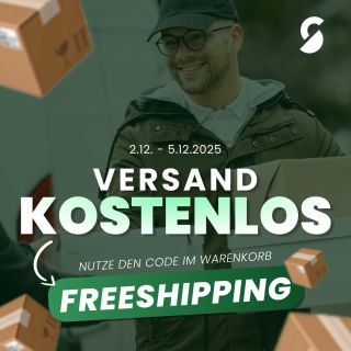 🔥 Kostenloser Versand auf alles! Vom 2. bis 5.12. bekommst du deine Bestellung ohne Versandkosten. Einfach im Warenkorb...
